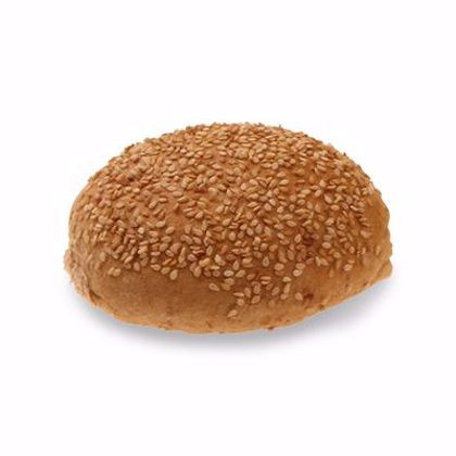 Afbeeldingen van bruine bollen sesam