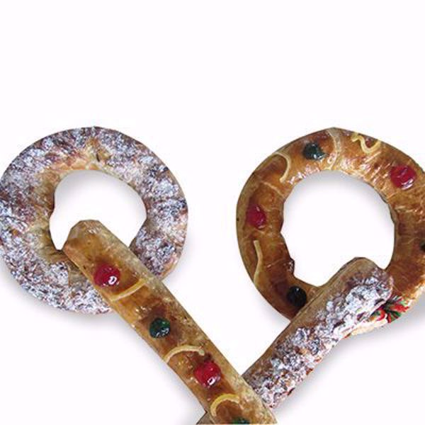 Afbeelding van kerstkrans kers 1000 gr