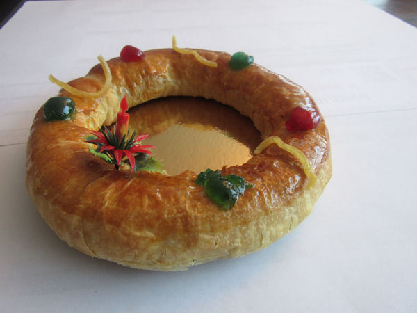 Afbeelding van kerstkrans kers